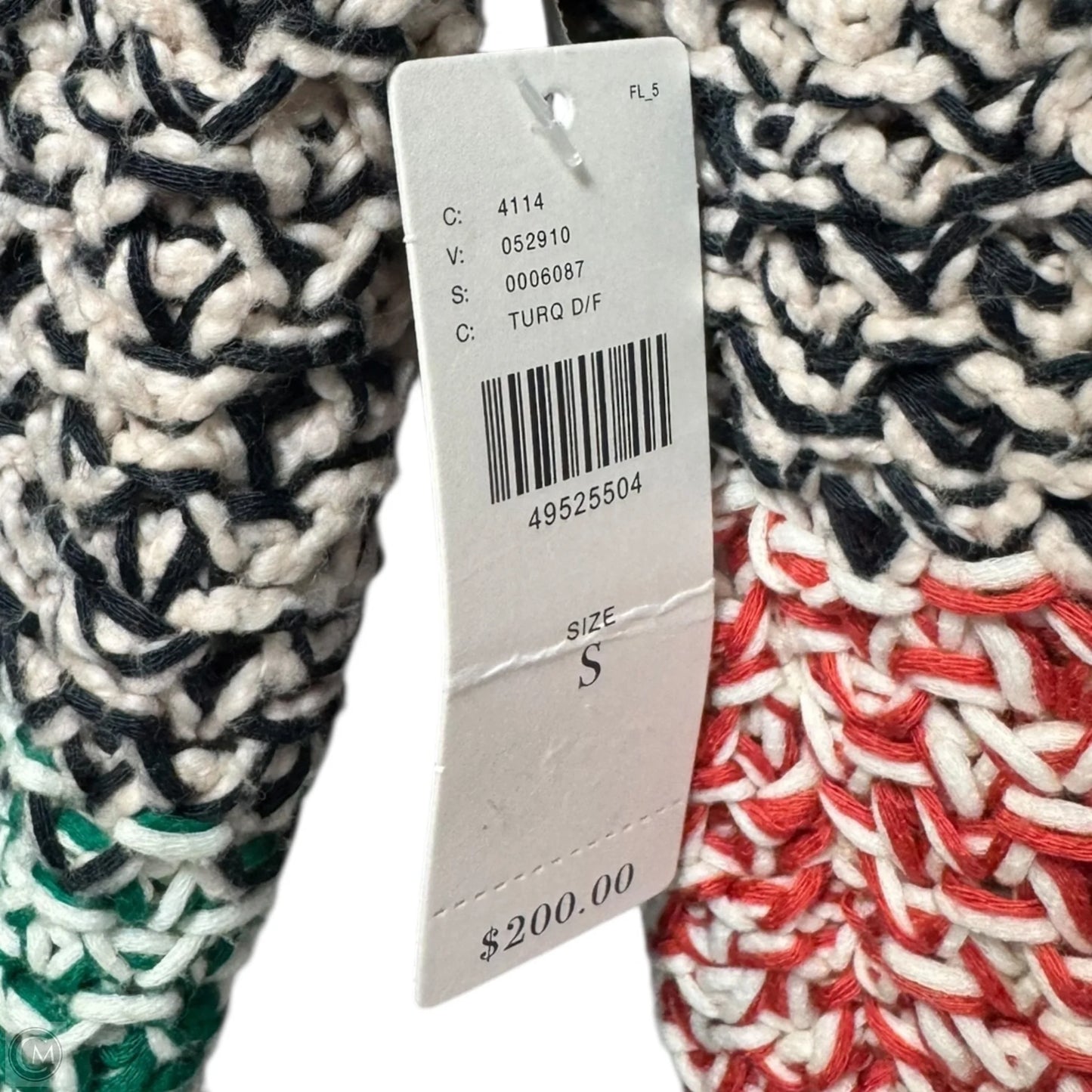 Belted Sweater Cardigan By Maeve In Multi-colored, Size: S