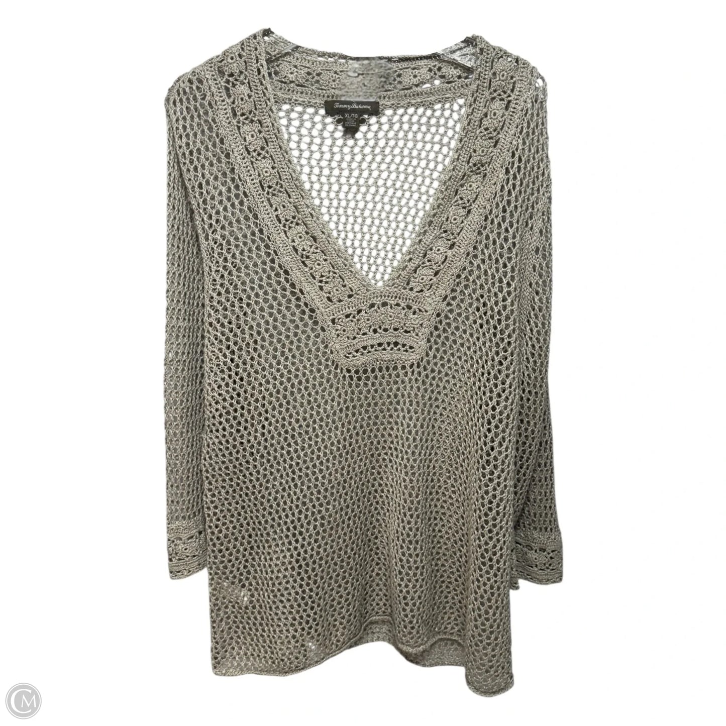 Sweater By Tommy Bahama In Beige, Size: Xl