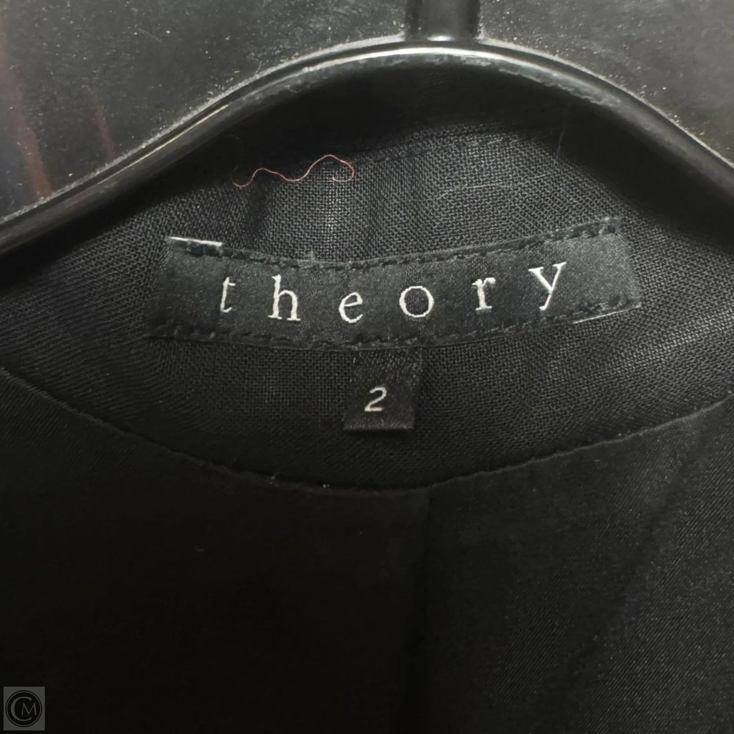 Wool Blazer By Theory In Black, Size: 2