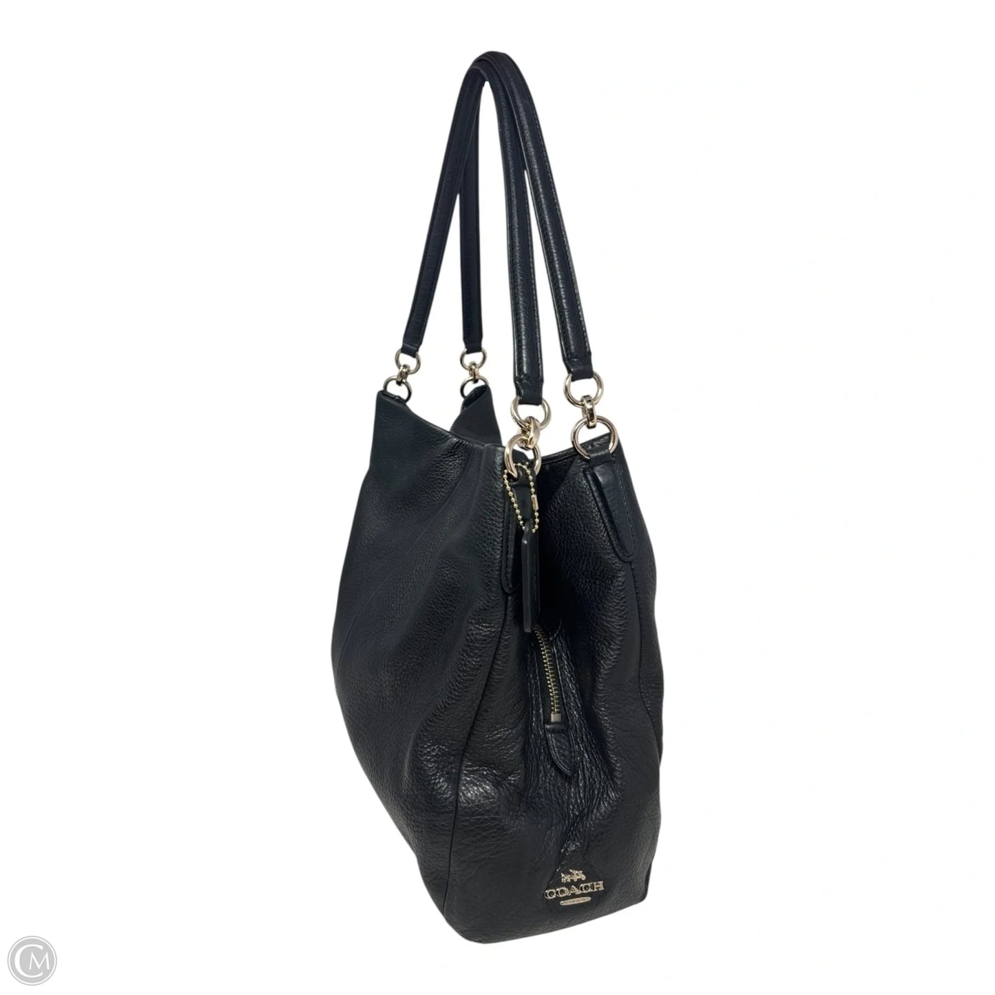 Edie Triple Compartment Handbag Designer By Coach, Size: Medium