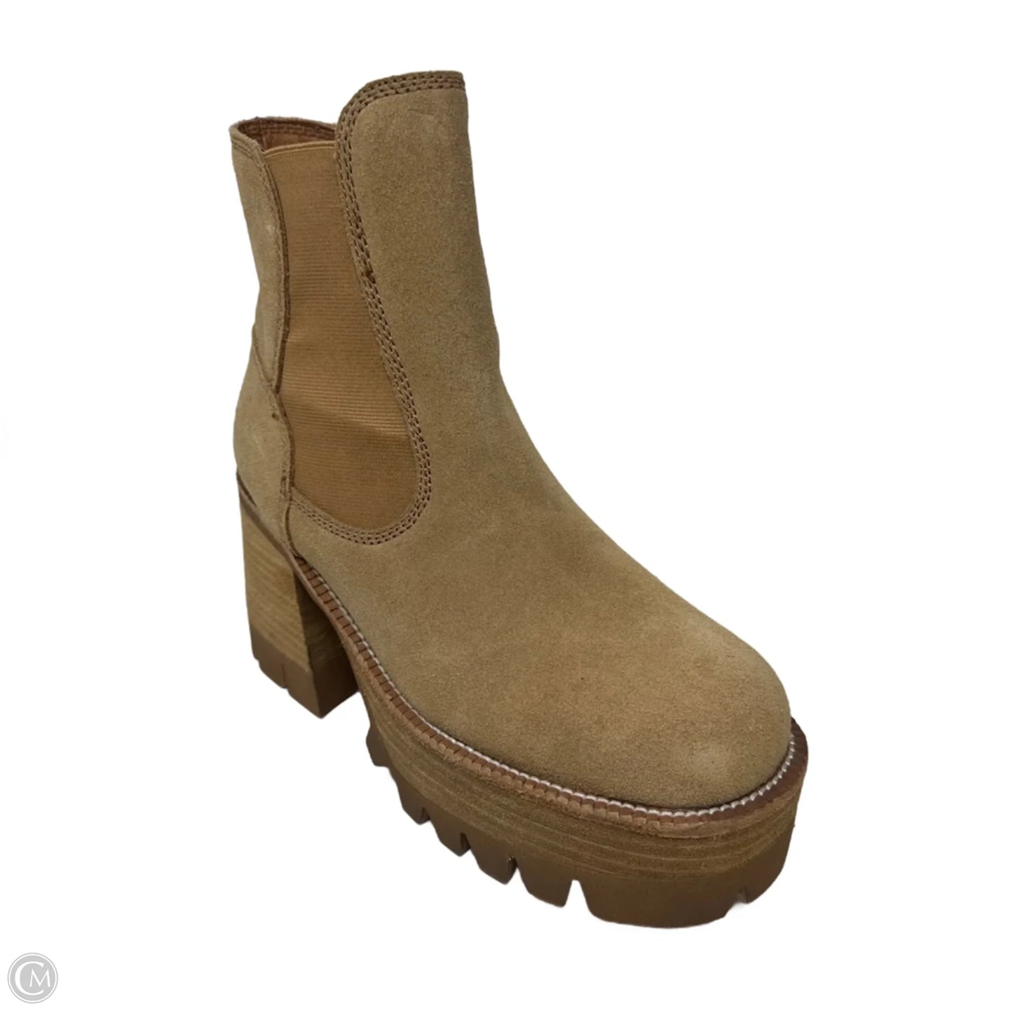 Preston Platform Ankle Boots By Jeffrey Campbell X Free People In Tan, Size: 8