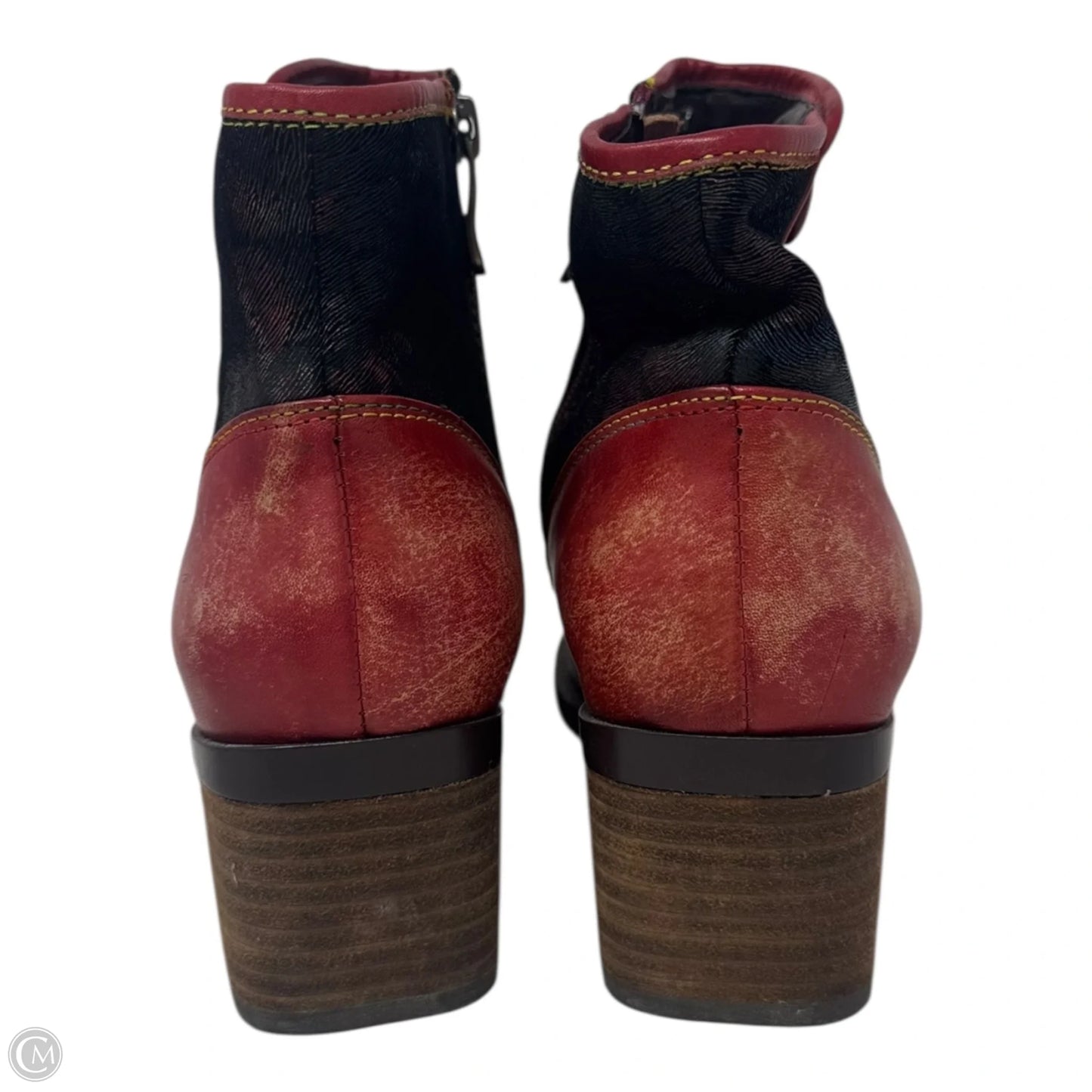 Gabory Boots Ankle Heels By Spring Step In Red, Size: 7