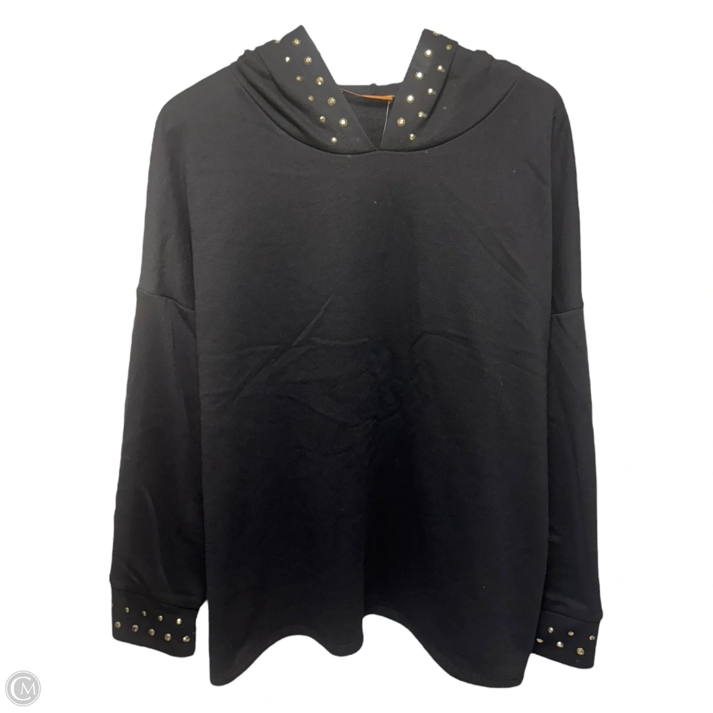 Sweatshirt Hoodie By Belldini In Black, Size: 3x