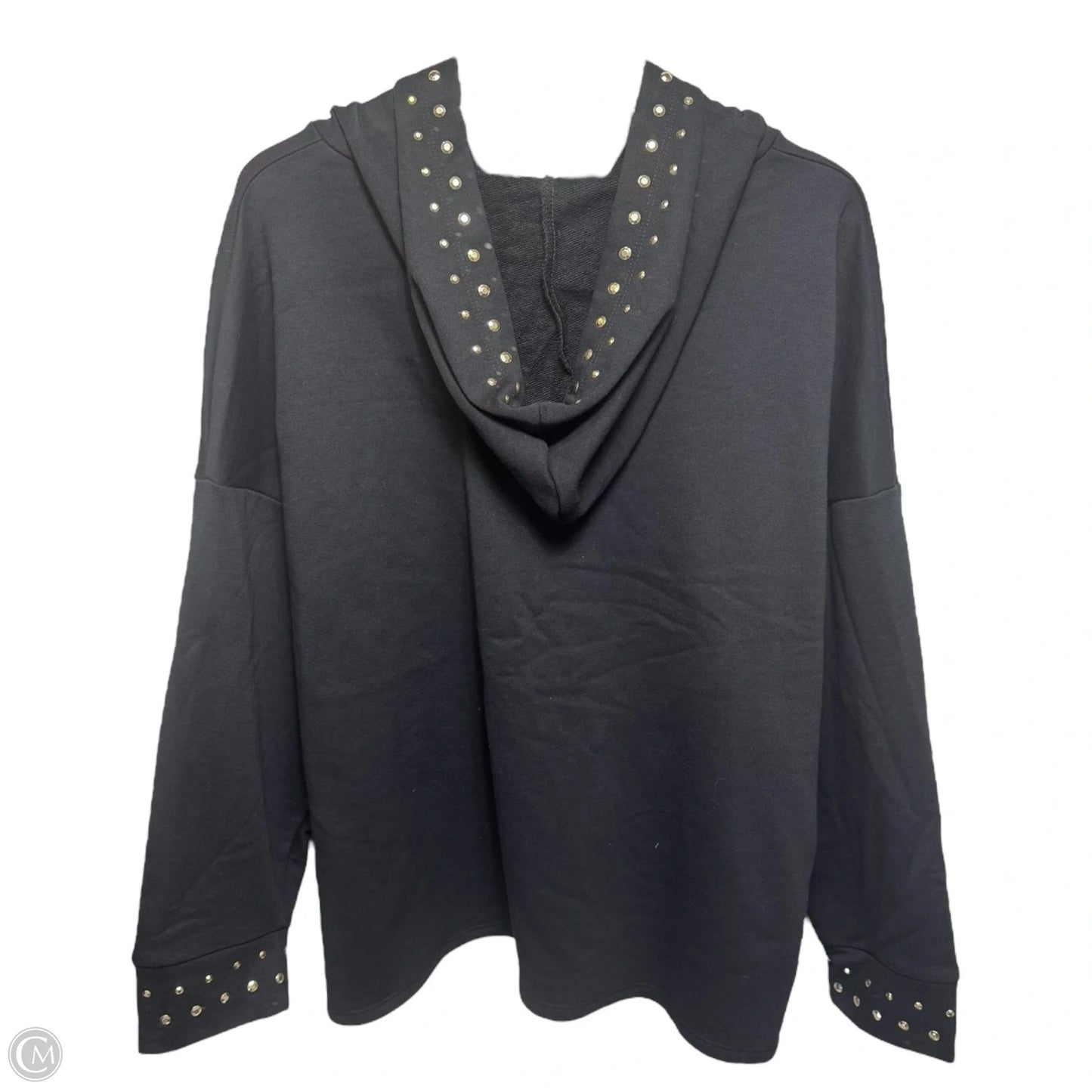 Sweatshirt Hoodie By Belldini In Black, Size: 3x