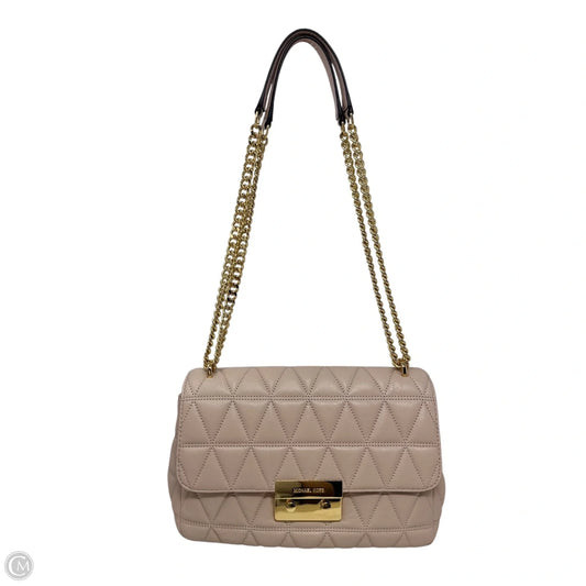Sloan Quilted Handbag Leather By Michael By Michael Kors, Size: Medium