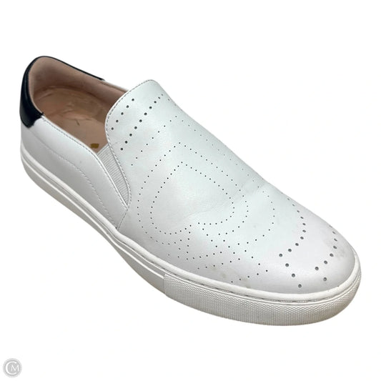 Azores Perforated Spade Shoes Designer By Kate Spade In White, Size: 6.5