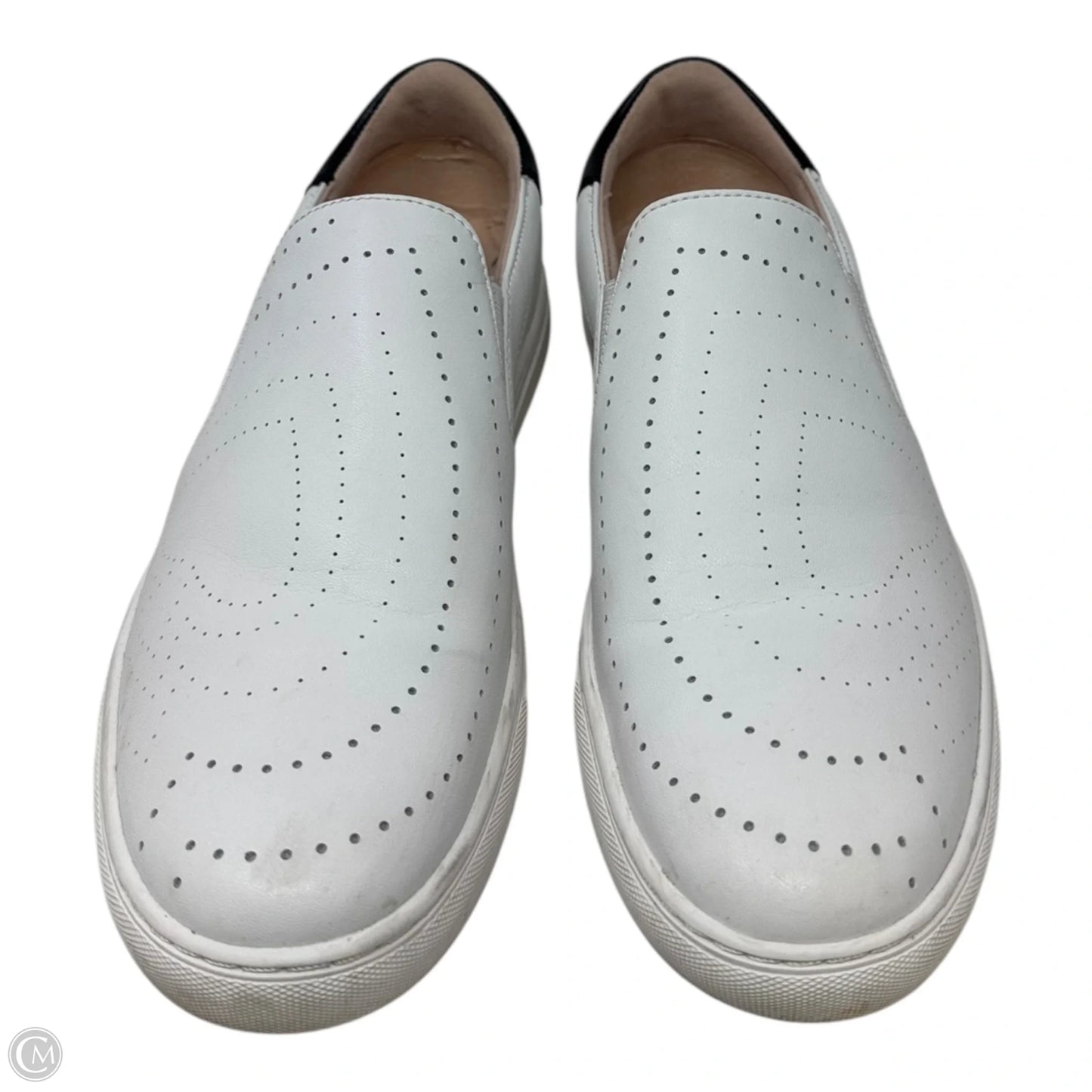 Azores Perforated Spade Shoes Designer By Kate Spade In White, Size: 6.5