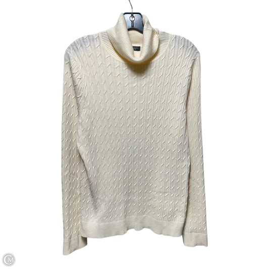 Sweater By Talbots In Cream, Size: L