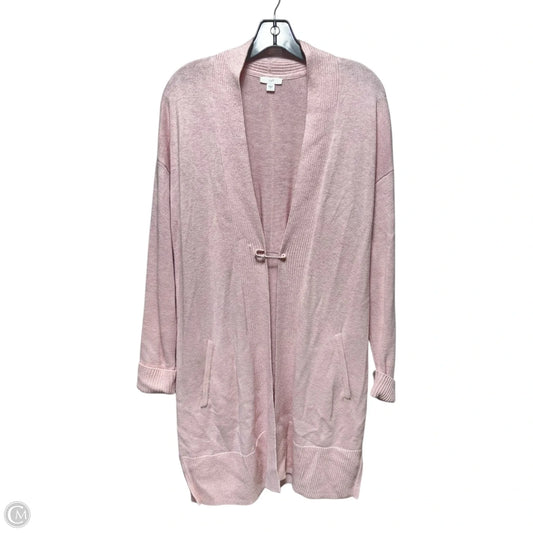 Sweater Cardigan By J. Jill In Pink, Size: S