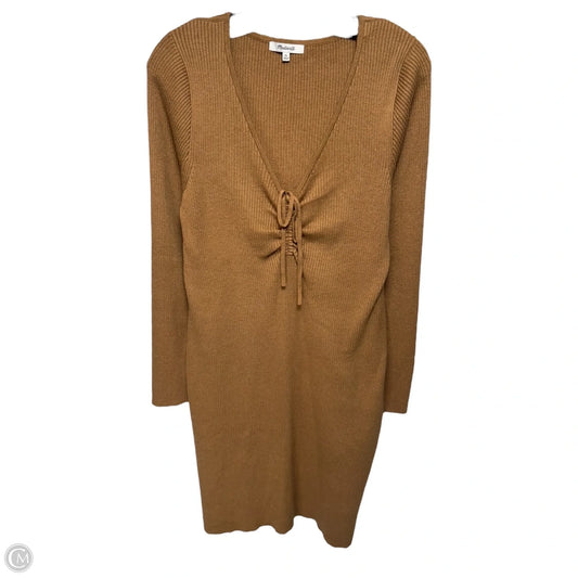 Dress Sweater By Madewell In Tan, Size: Xl