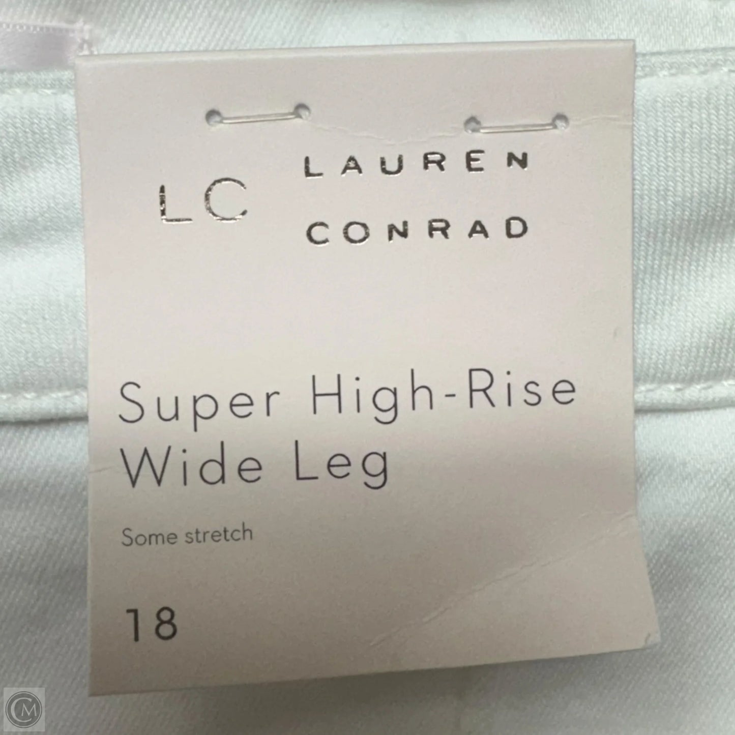 Super High-Rise Wide Leg Pants By lauren conrad In White, Size: 18