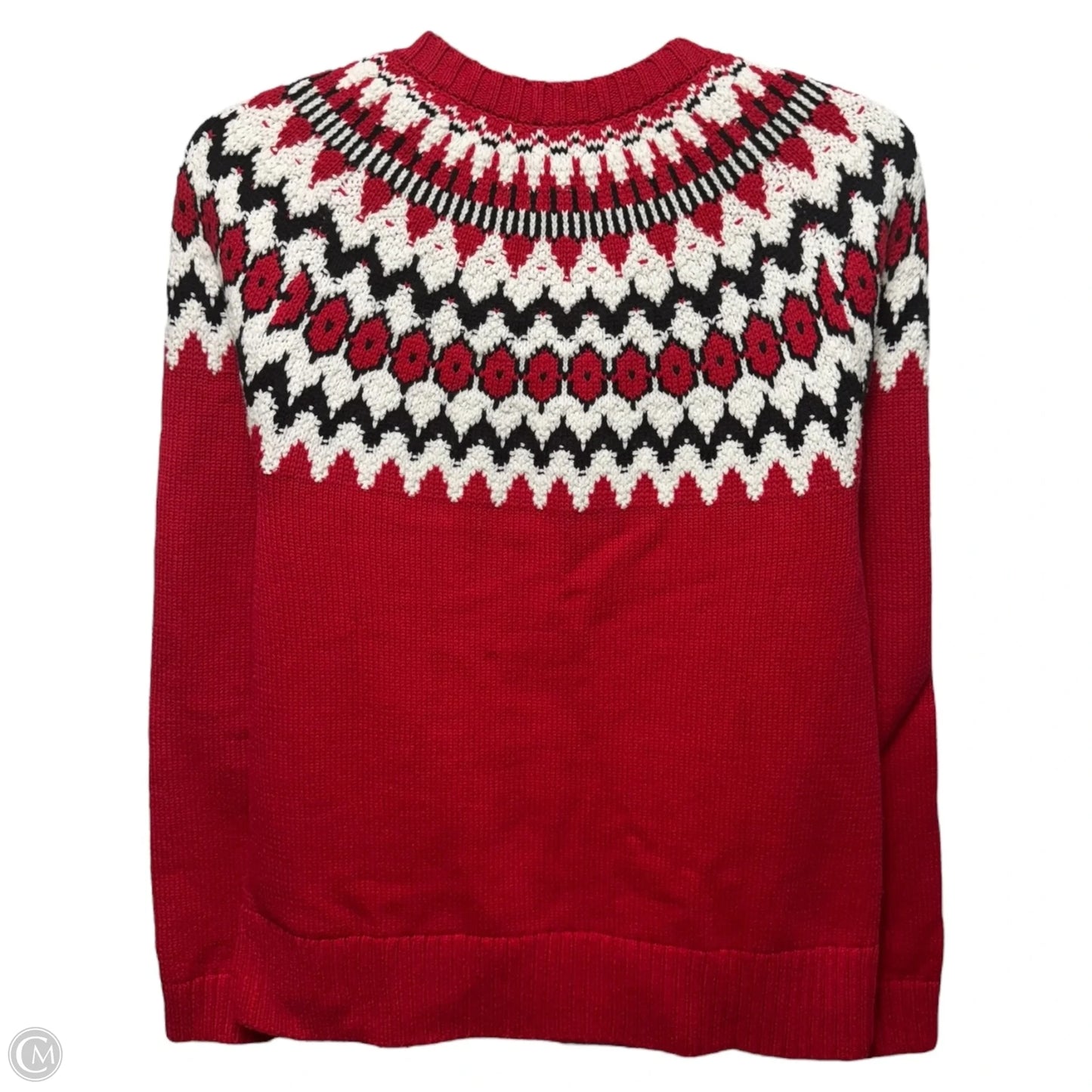 Sweater Cardigan By Talbots In Multi-colored, Size: S