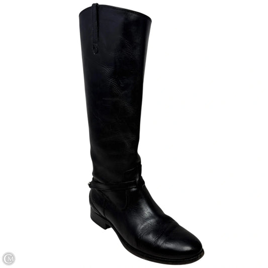Lindsey Plate Riding Boots By Frye And Co In Black, Size: 7.5