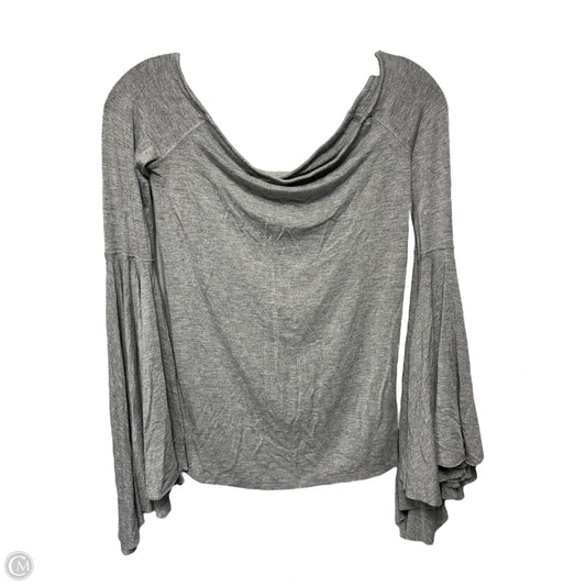 Birds of Paradise Off The Shoulder Top By Free People In Grey, Size: XS