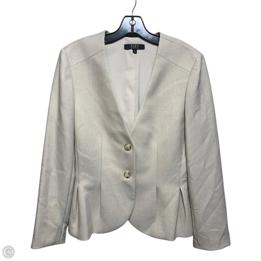 Blazer By Alex Marie In Cream, Size: 12