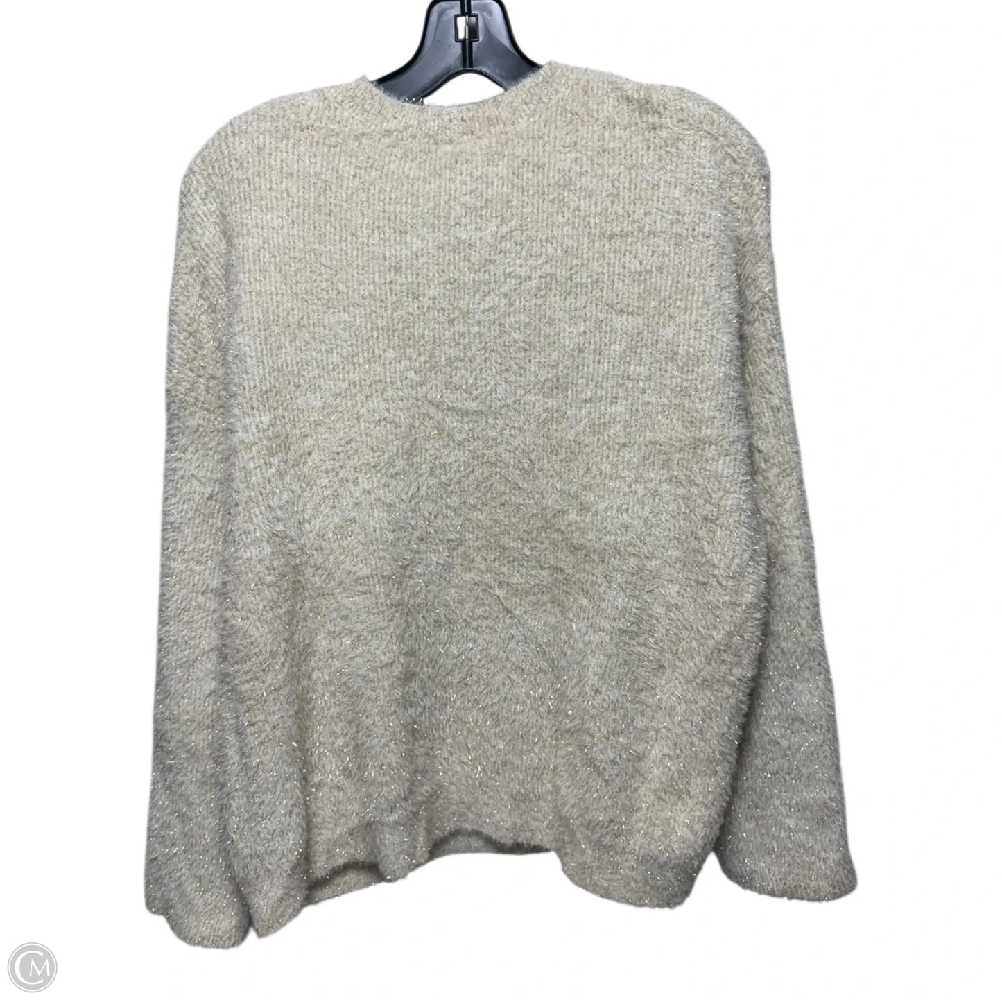 Sweater By Loft In Cream, Size: Xl
