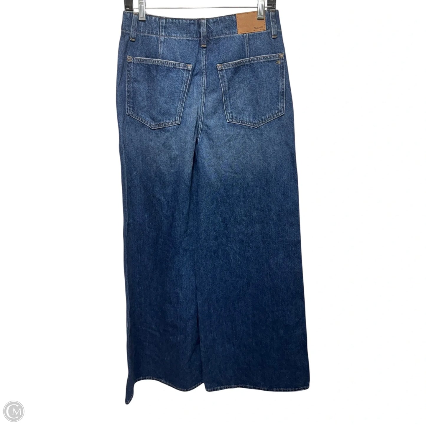 Wide Sweep Trouser By Madewell In Blue Denim, Size: 2