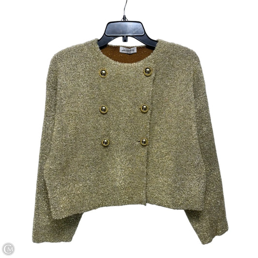 Metallic Jacket By J. Crew In Gold, Size: S