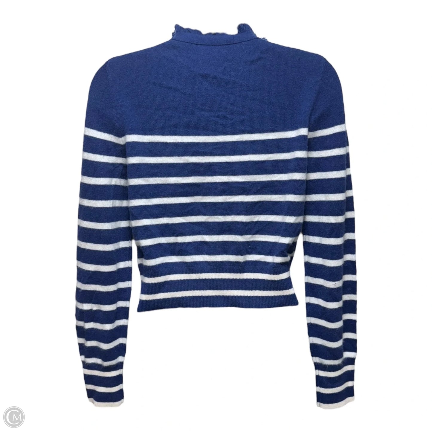 Sweater Cardigan Cashmere By J. Crew In Striped Pattern, Size: Xs