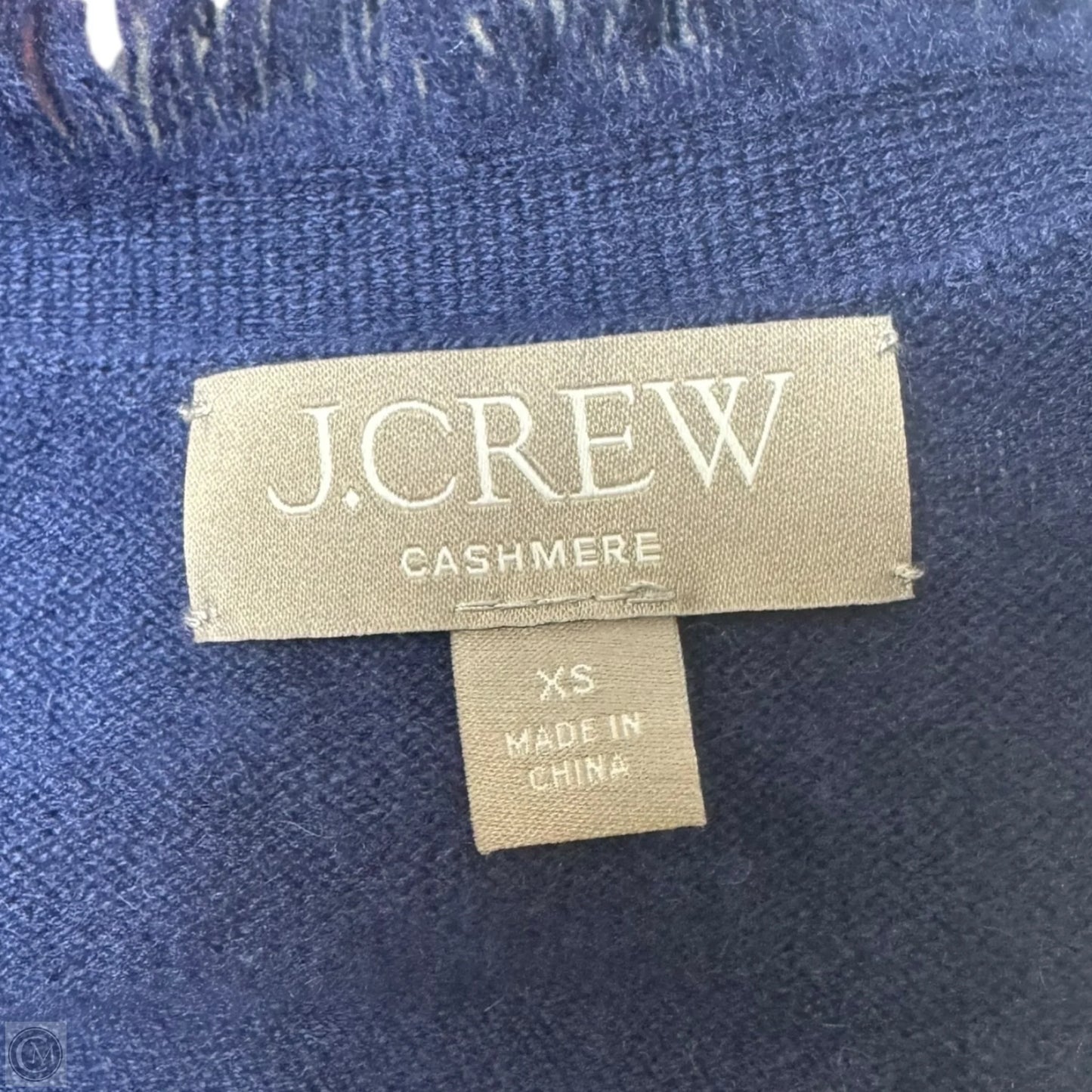 Sweater Cardigan Cashmere By J. Crew In Striped Pattern, Size: Xs