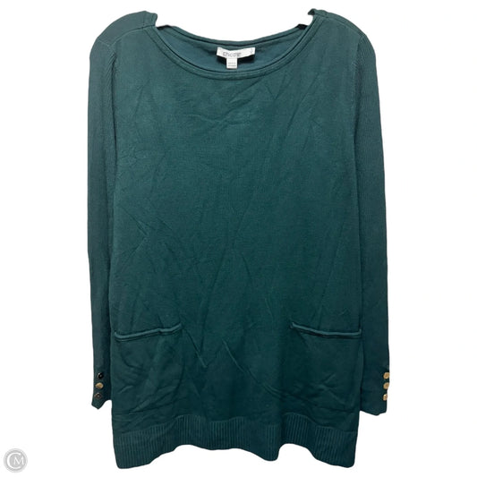 Sweater By Chicos In Green, Size: Xl