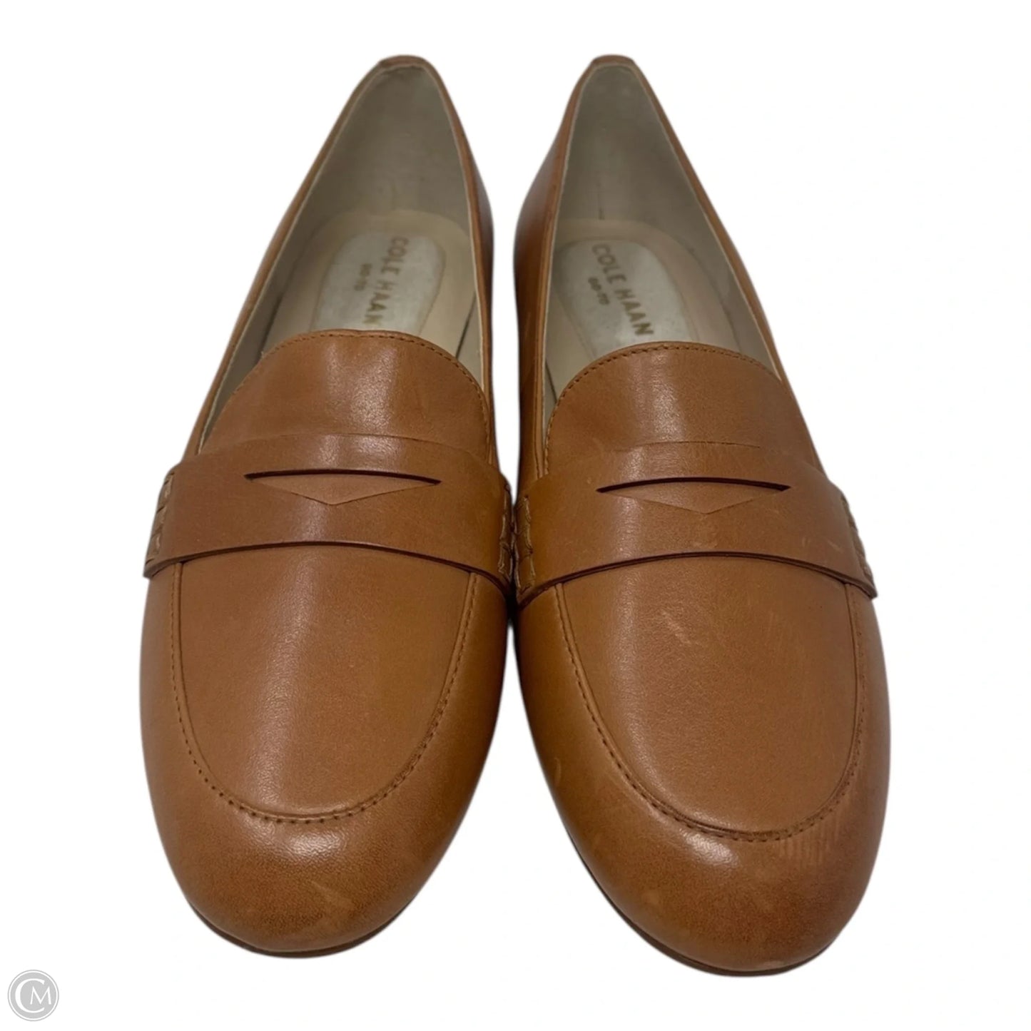 Loafers Shoes Flats By Cole-haan In Tan, Size: 5