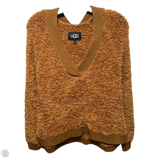 Wool Blend Sweater Designer By Ugg In Tan, Size: M
