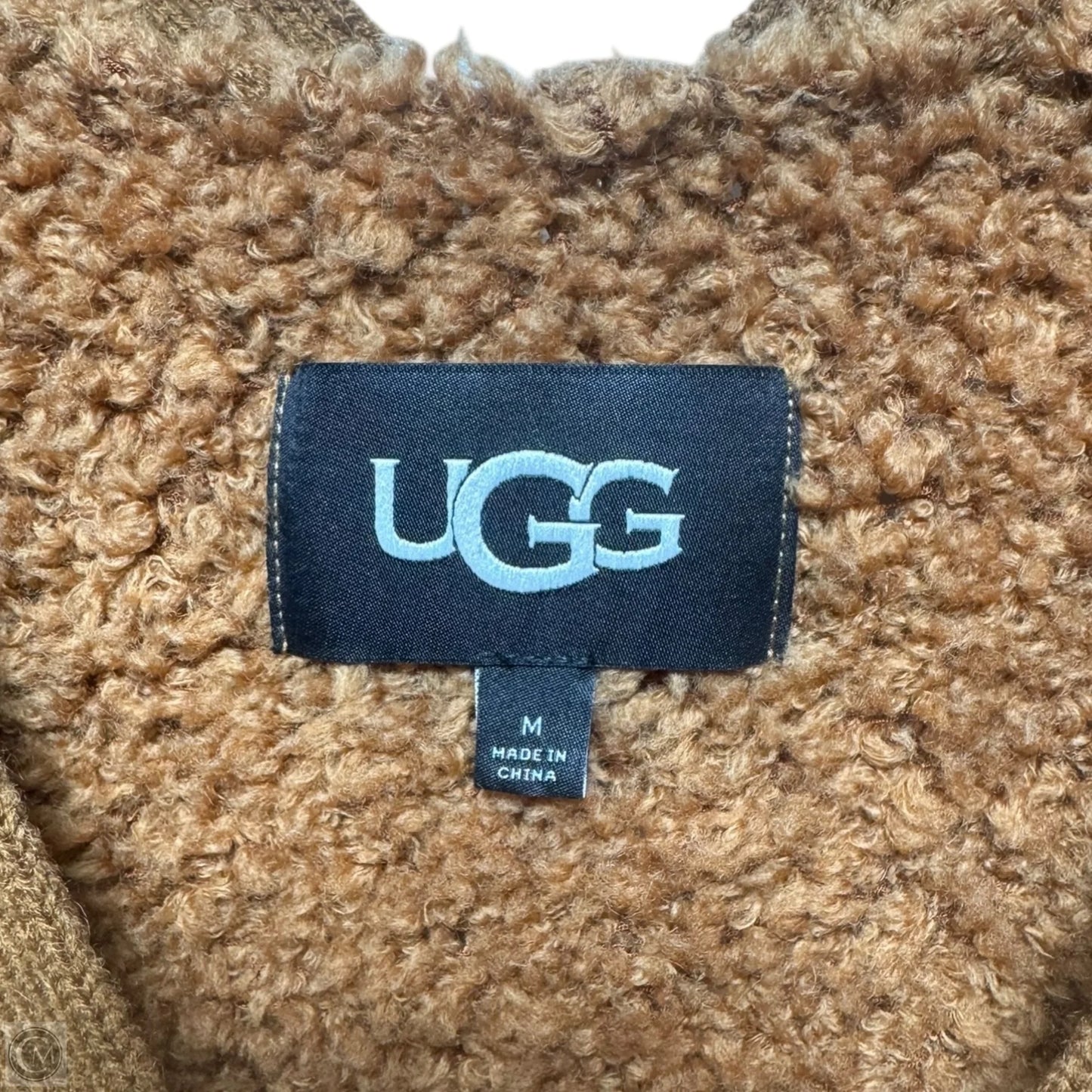 Wool Blend Sweater Designer By Ugg In Tan, Size: M