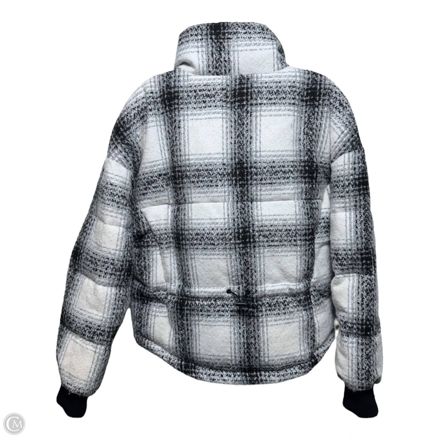 Jacket Puffer & Quilted By Levis In Plaid Pattern, Size: Xs