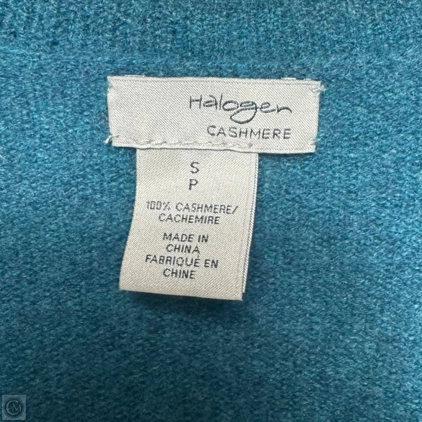 Sweater Cashmere By Halogen In Teal, Size: S