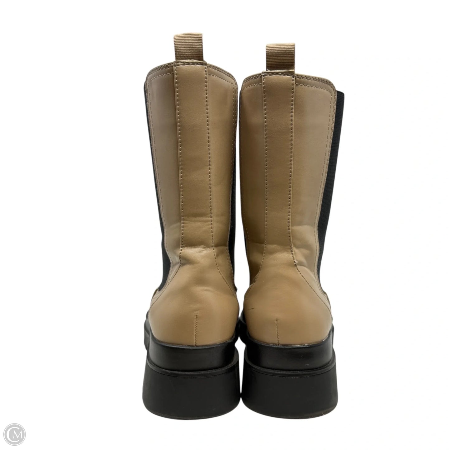 Candide Ankle Boots By Just Fab In Tan, Size: 11