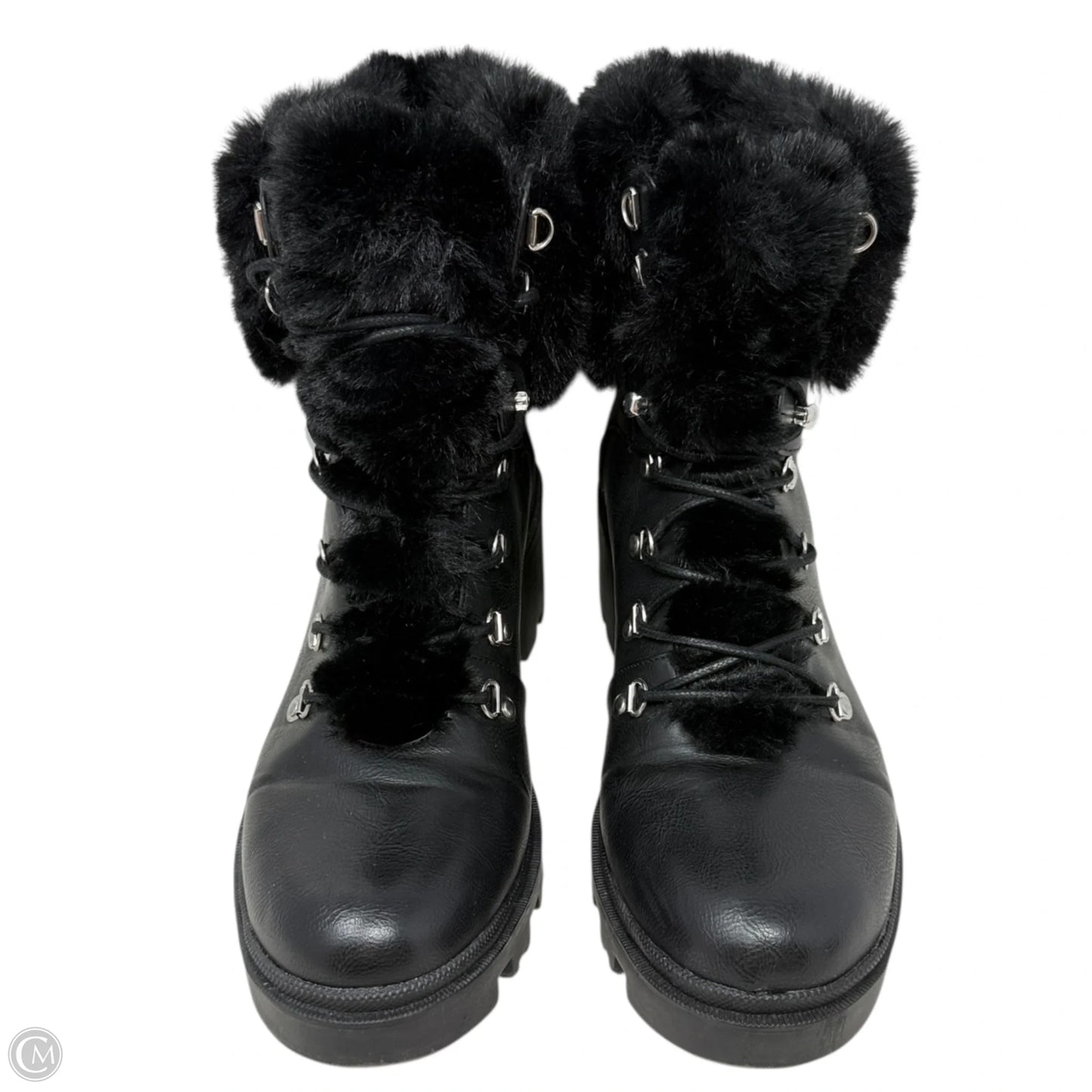 Giana Ankle Boots By Just Fab In Black, Size: 11