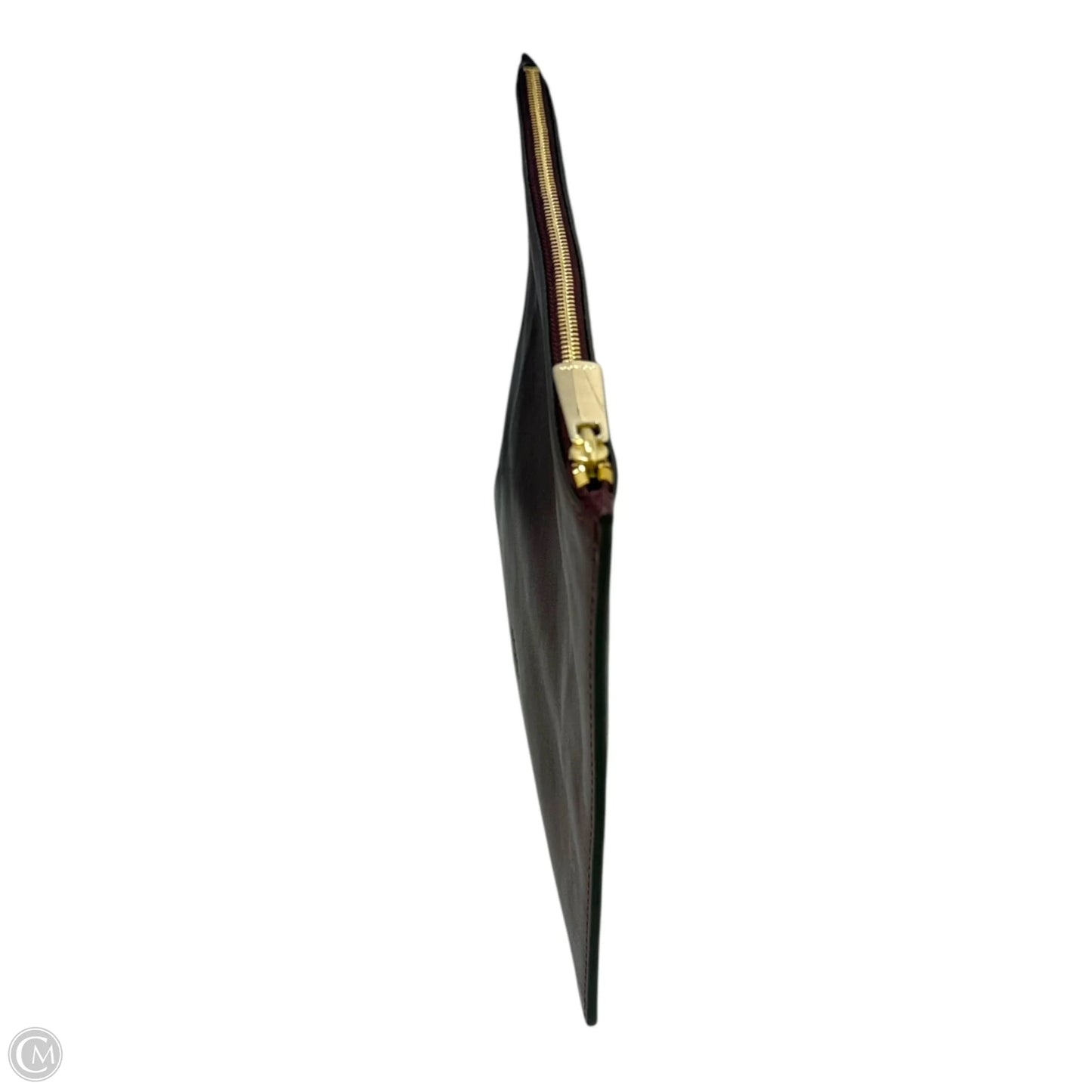 Leather Pouch Designer By Coach, Size: Medium