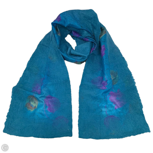 Wool Felt & Silk Botanical Print Scarf