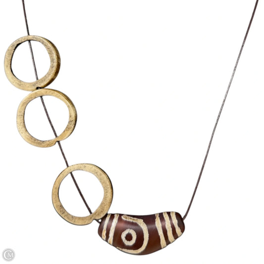 Ethnic Beaded Leather Necklace