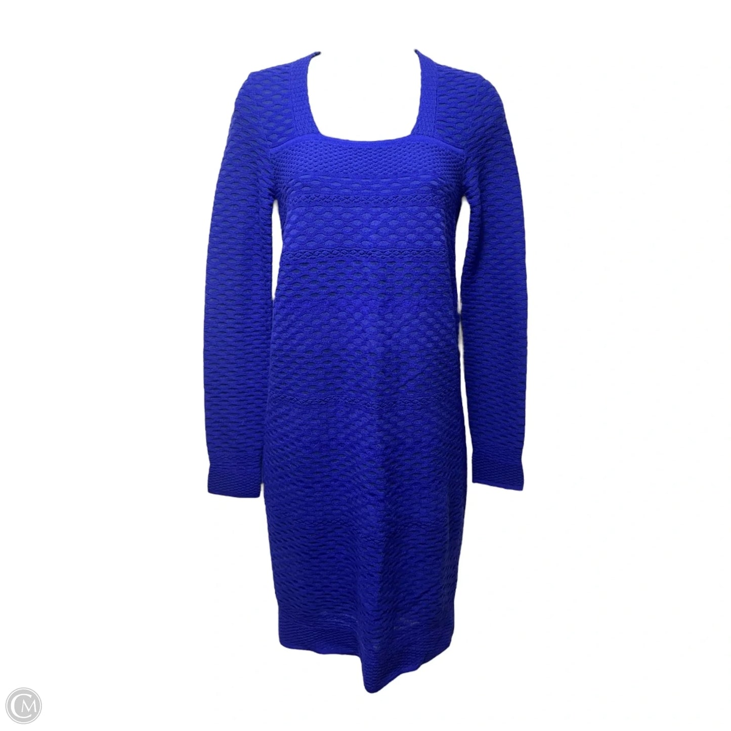 Knit Dress Luxury Designer By M Missoni In Blue, Size: S/38