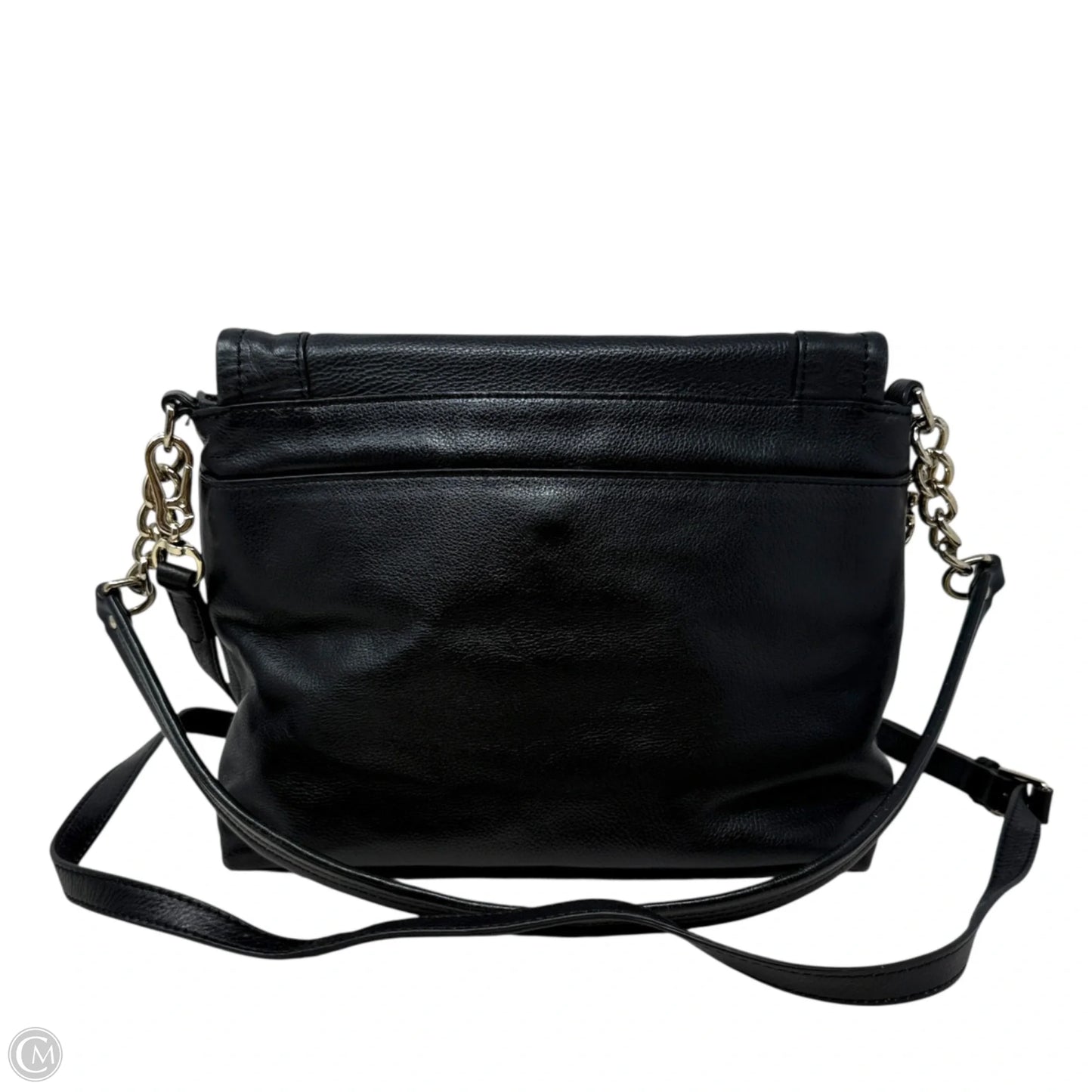 Chain Flap Convertible Leather Shoulder Bag Crossbody By Cole-haan, Size: Medium