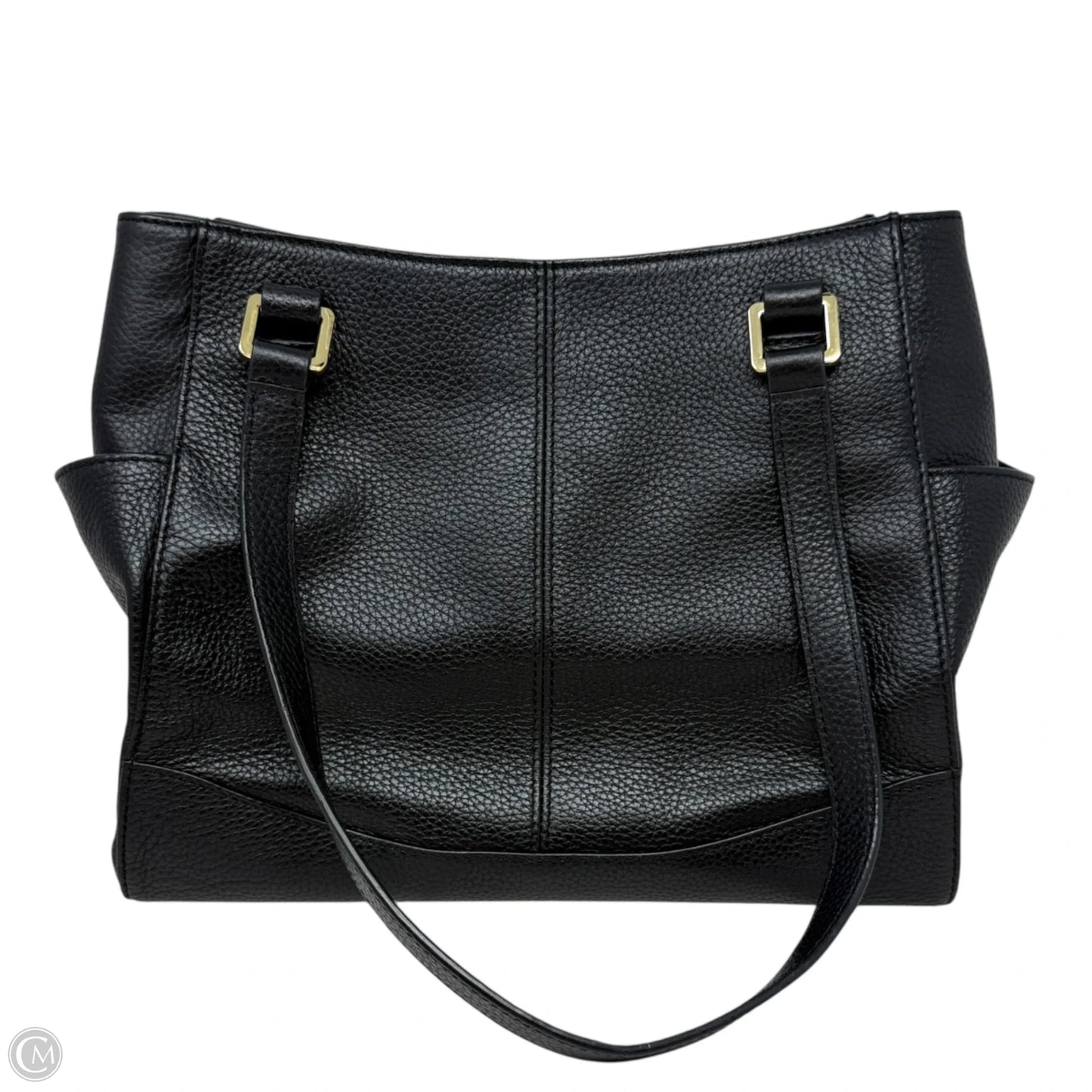 Pebbled Leather Shoulder Bag By Calvin Klein, Size: Medium