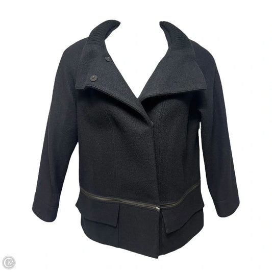 Coat Wool By Vince In Blue, Size: M