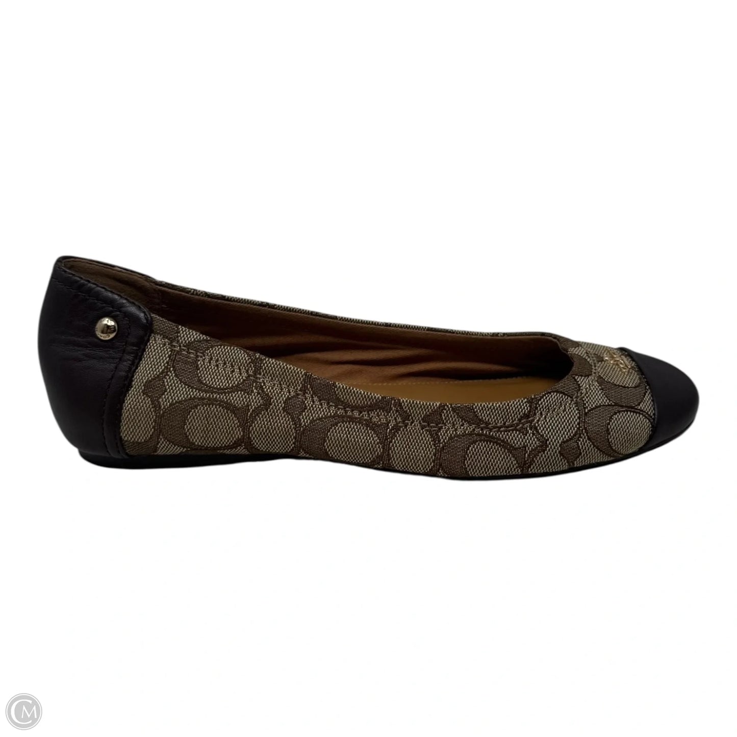 Shoes Designer By Coach In Brown & Tan, Size: 8