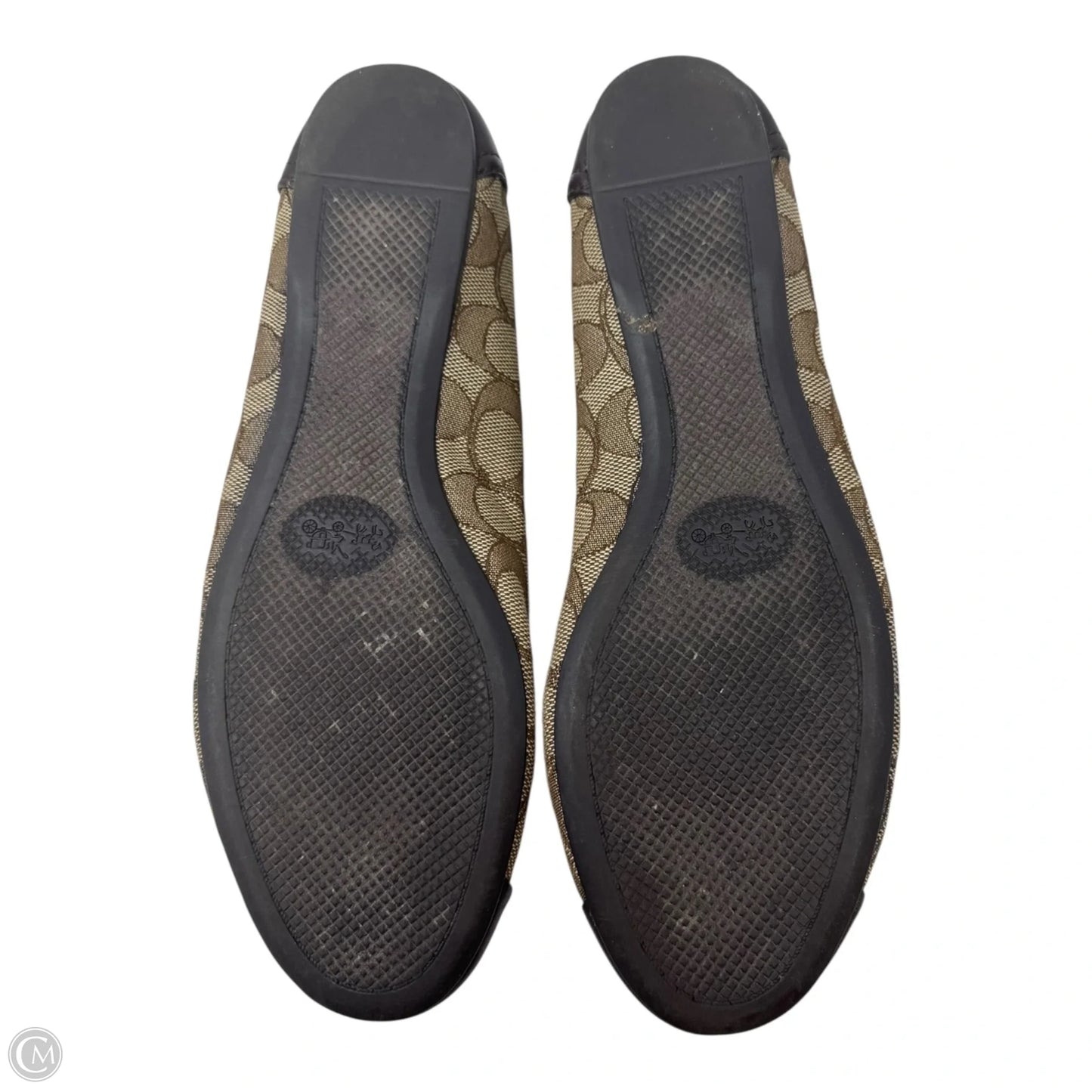 Shoes Designer By Coach In Brown & Tan, Size: 8