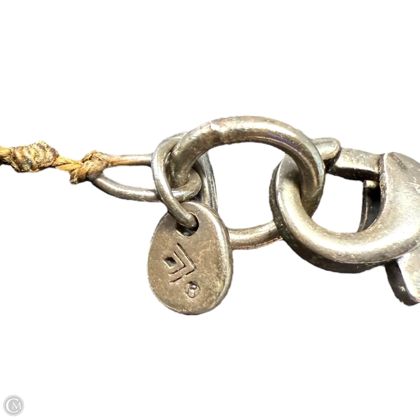 Sterling Silver, Tigers Eye, Quartz, Copper & Pearl Beaded Station Necklace By Silpada