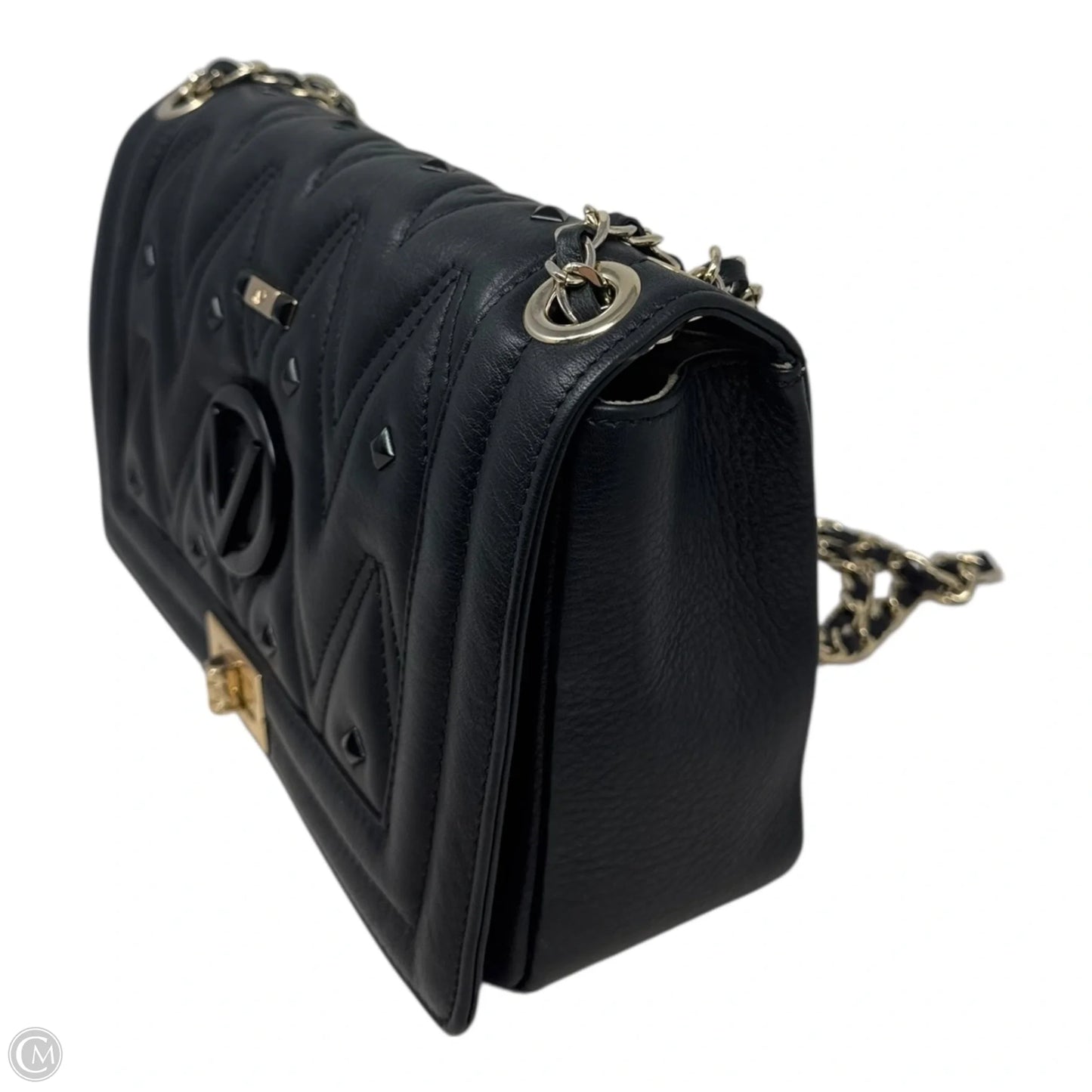 Alice Diamond Flap Quilted Leather Shoulder Bag Designer By Valentino By Mario Valentino Size: Medium