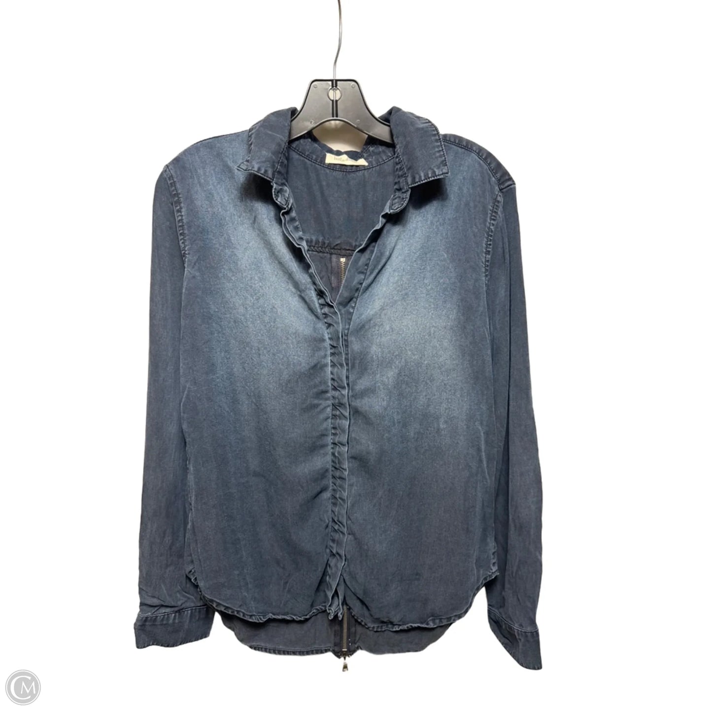 Top Long Sleeve By Bella Dahl In Blue, Size: M