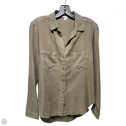 Top Long Sleeve By Cloth & Stone In Green, Size: S