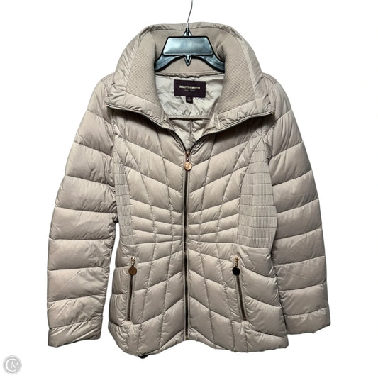 Coat Puffer & Quilted By Johnston & Murphy In Pink, Size: M