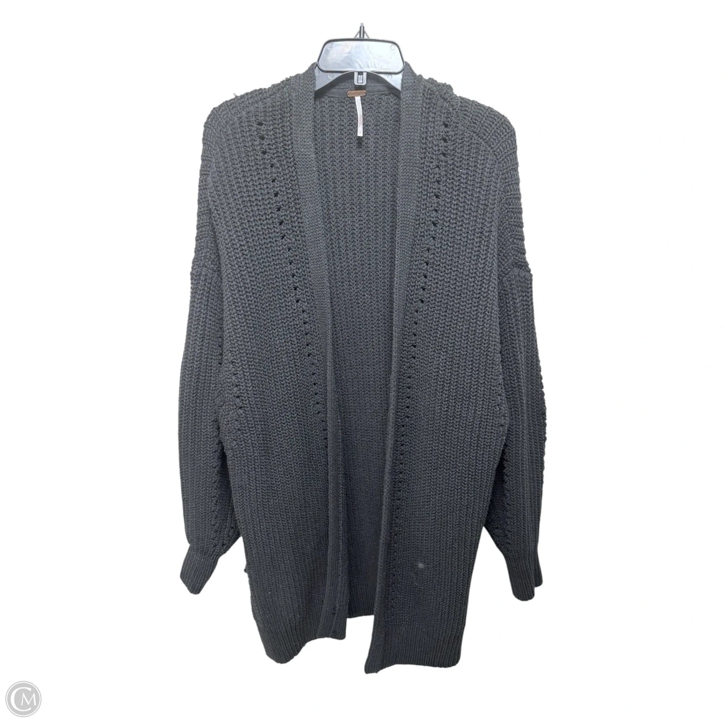 Sweater Cardigan By Free People In Black, Size: L