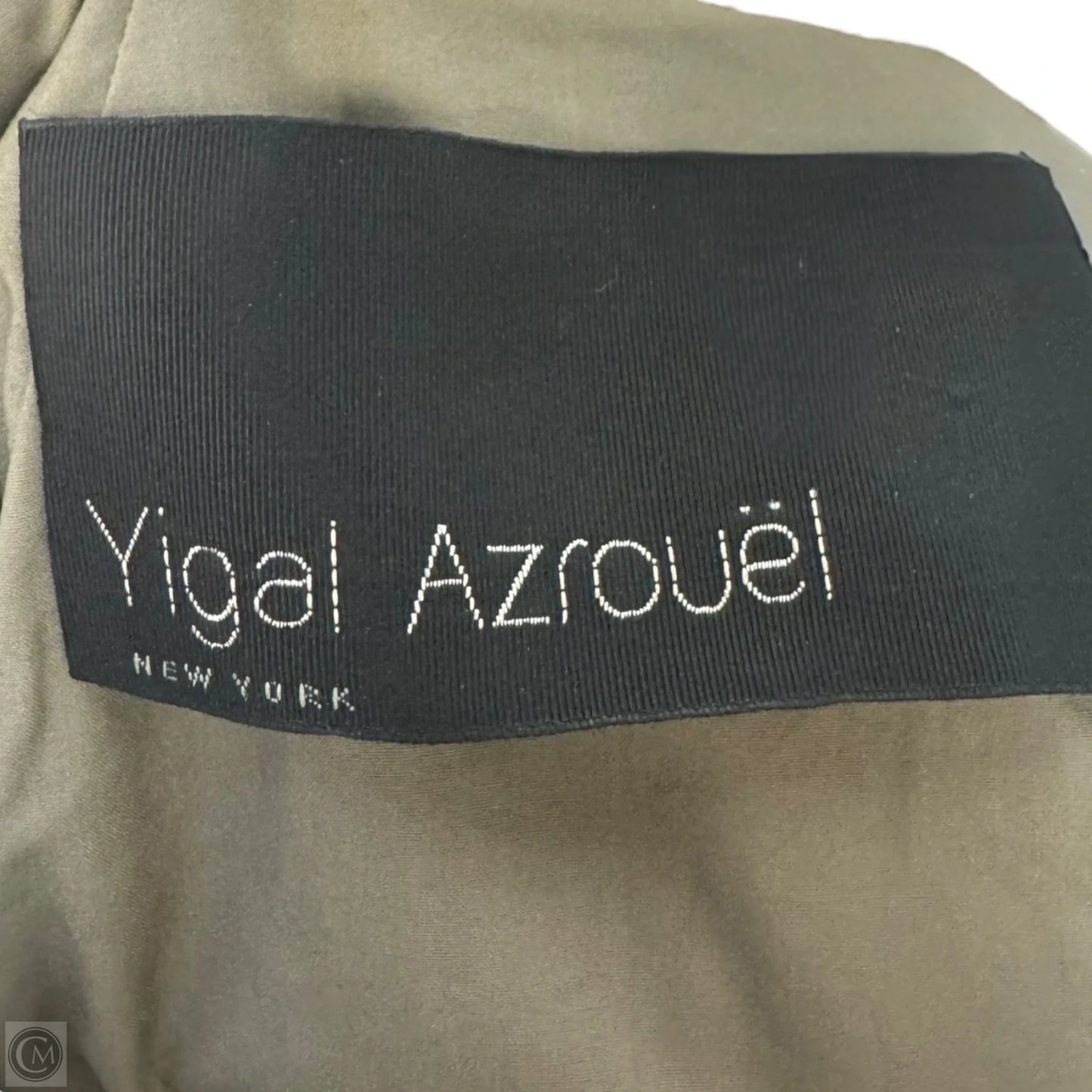 Studded Jacket Moto Leather By Yigal Azrouël In Tan, Size: 4