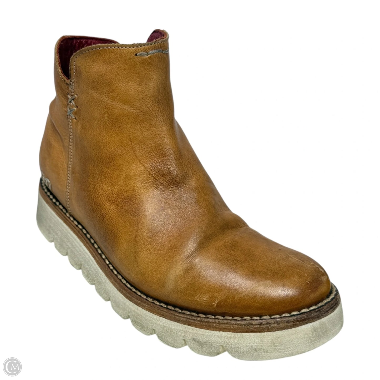 Cobbler Series Lydyi Wedge Bootie By Bed Stu In Tan Rustic, Size: 7