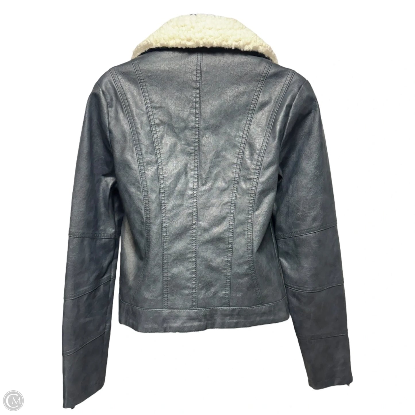 Jacket Moto By Jou Jou In Navy, Size: S